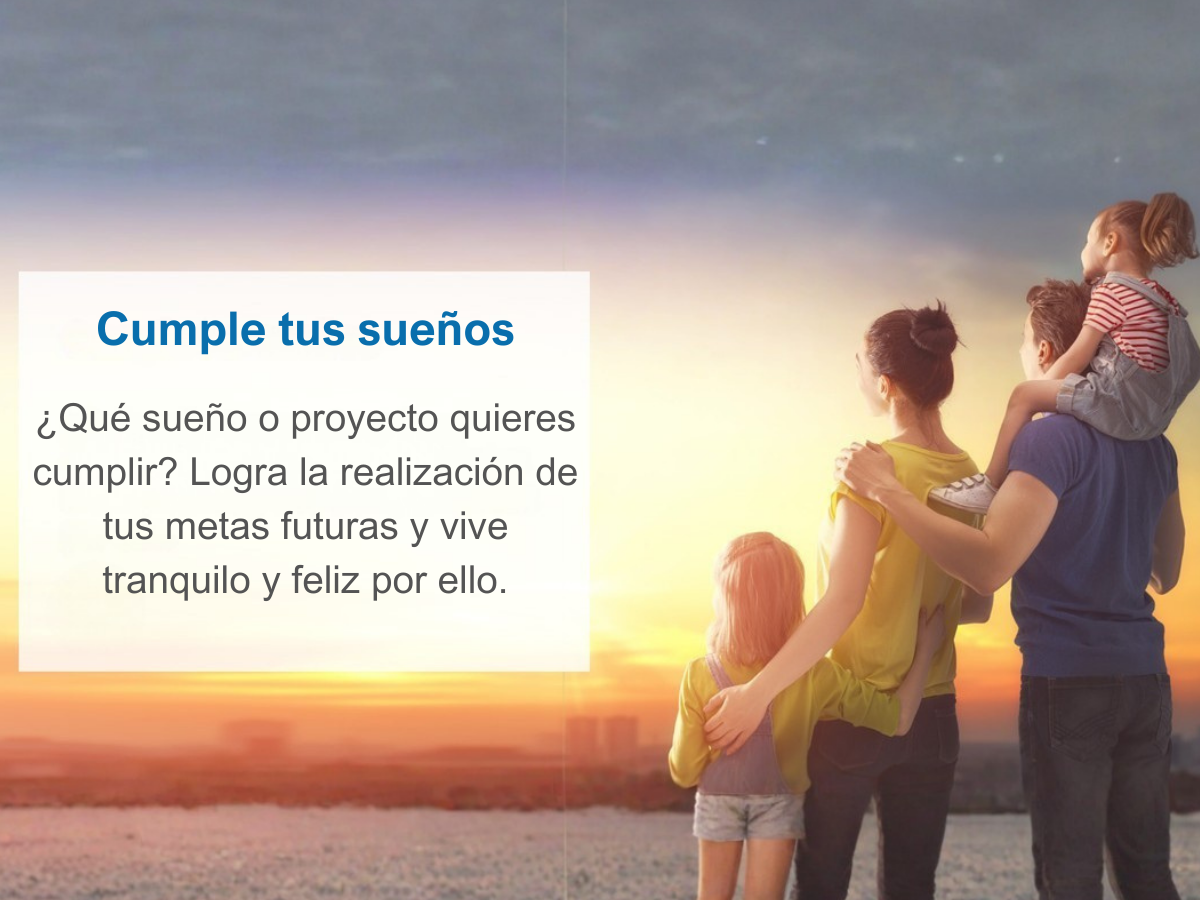 una familia a la orilla del mar en una puesta de solcumple tus sueños